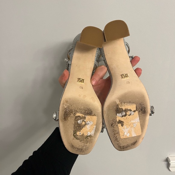 Badgley Mischka Silver Women's Shoes - Picture 5 of 6